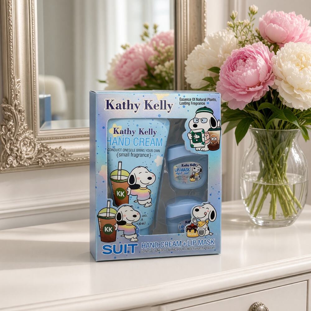 Kathy Kelly Hand Cream 50g & Lip Mask Set of 2 NEW
